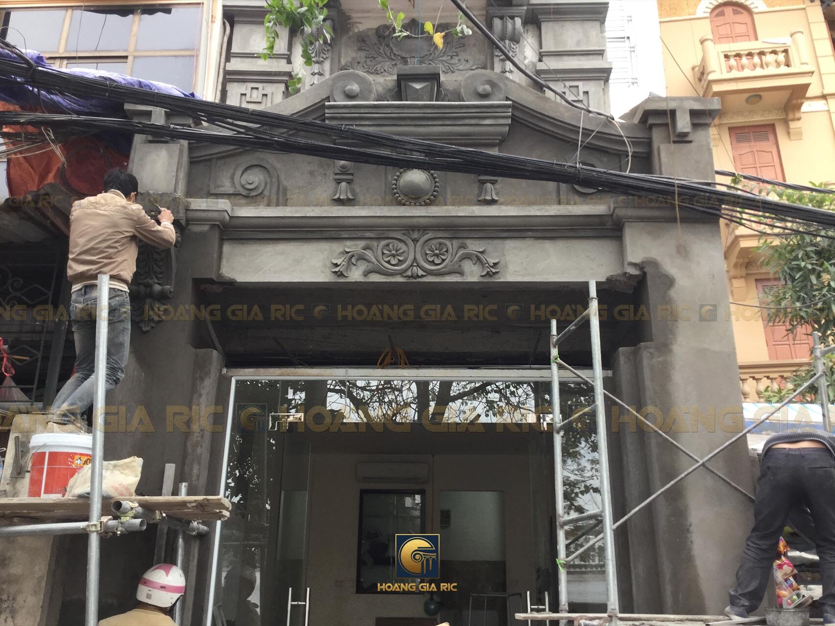 160123, thi công cải tạo mặt tiền nhà phố 5 tầng, ảnh 1.