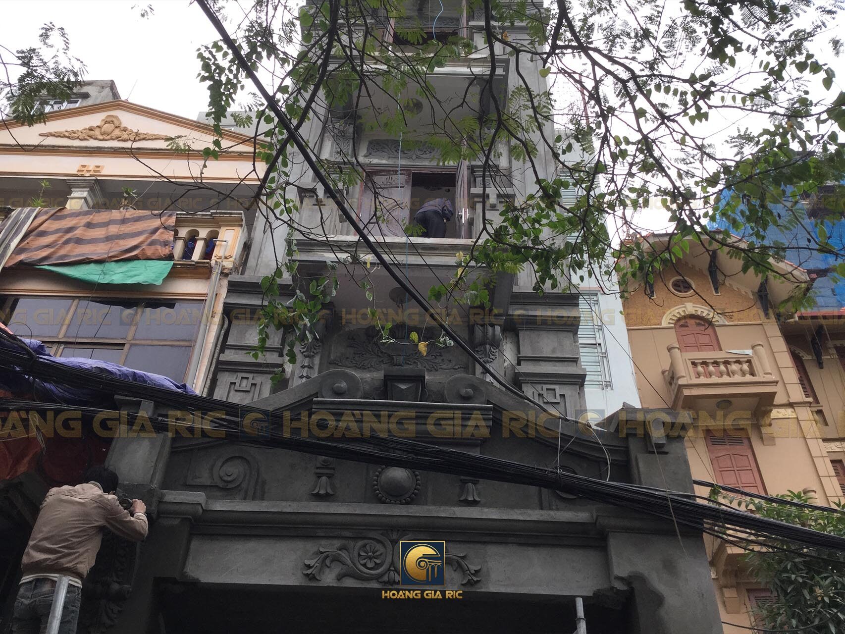 160123, thi công cải tạo mặt tiền nhà phố 5 tầng, ảnh 2.