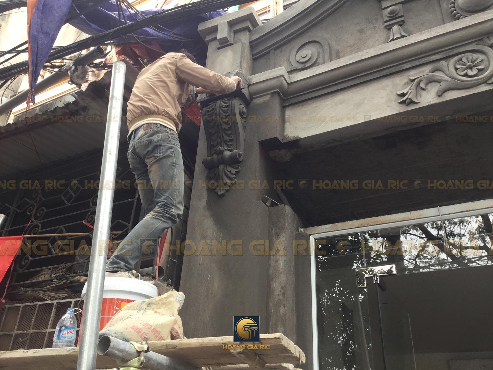 160123, thi công cải tạo mặt tiền nhà phố 5 tầng, ảnh 3.