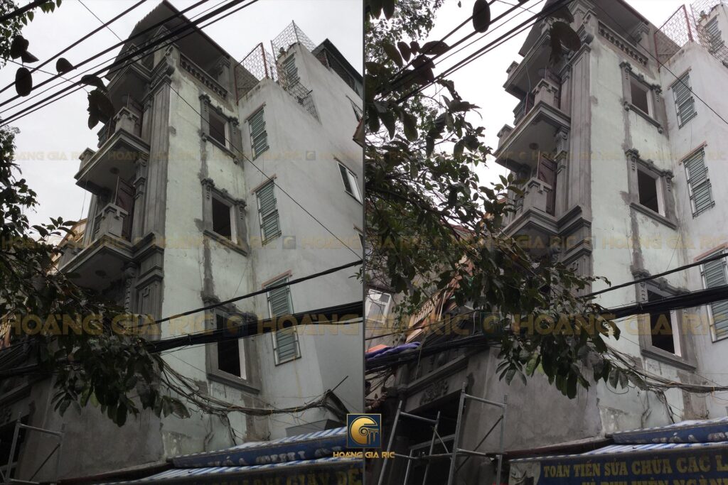 160123, thi công cải tạo mặt tiền nhà phố 5 tầng, ảnh 5.