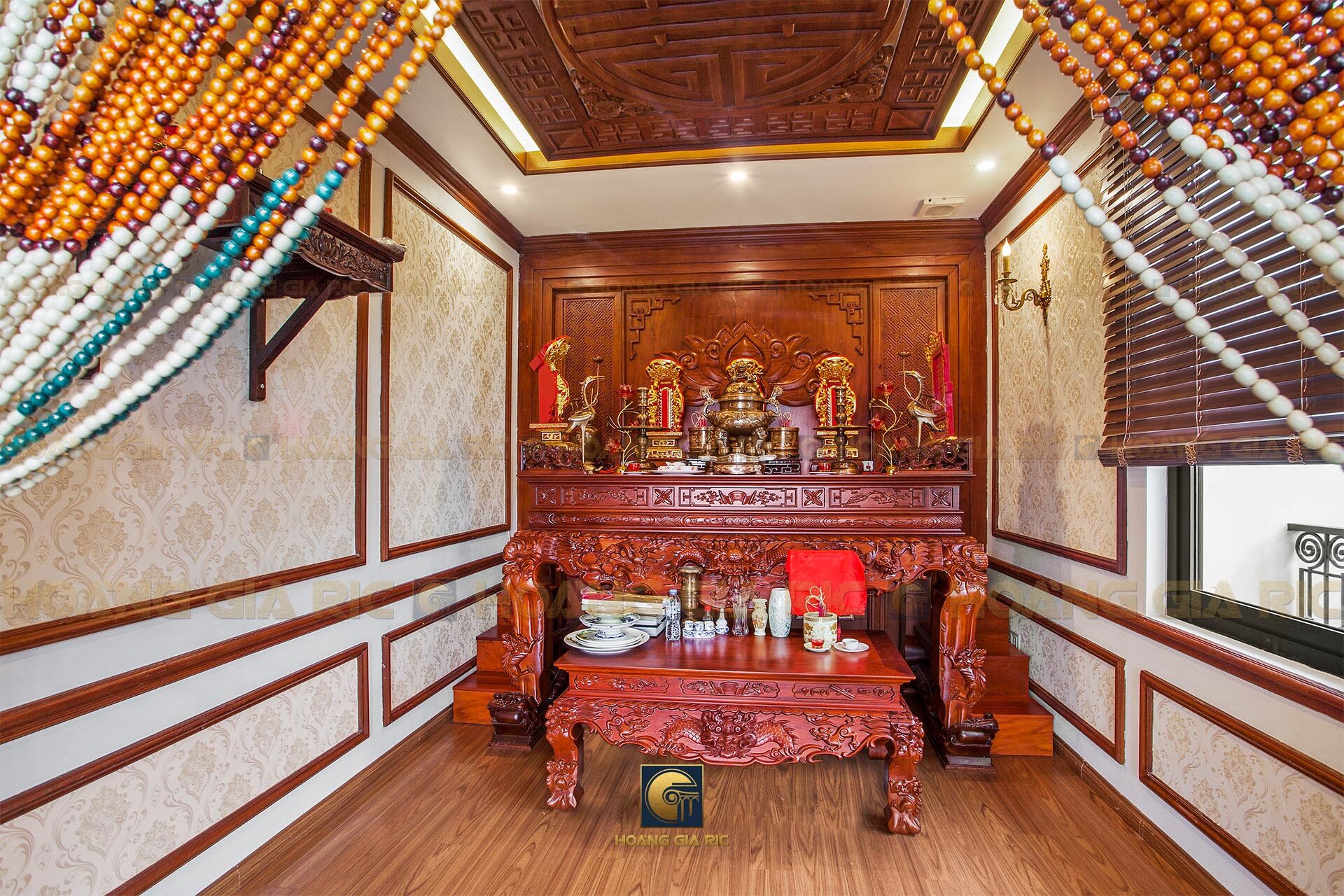 171008, trang trí phòng thờ.