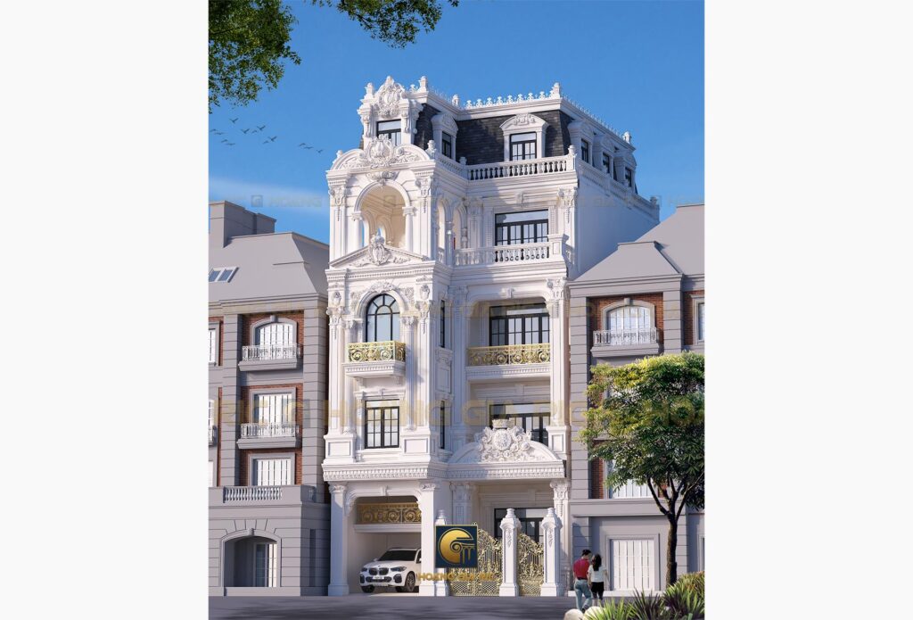 290820, Nhà phố 5 tầng cổ điển, phối cảnh 2.
