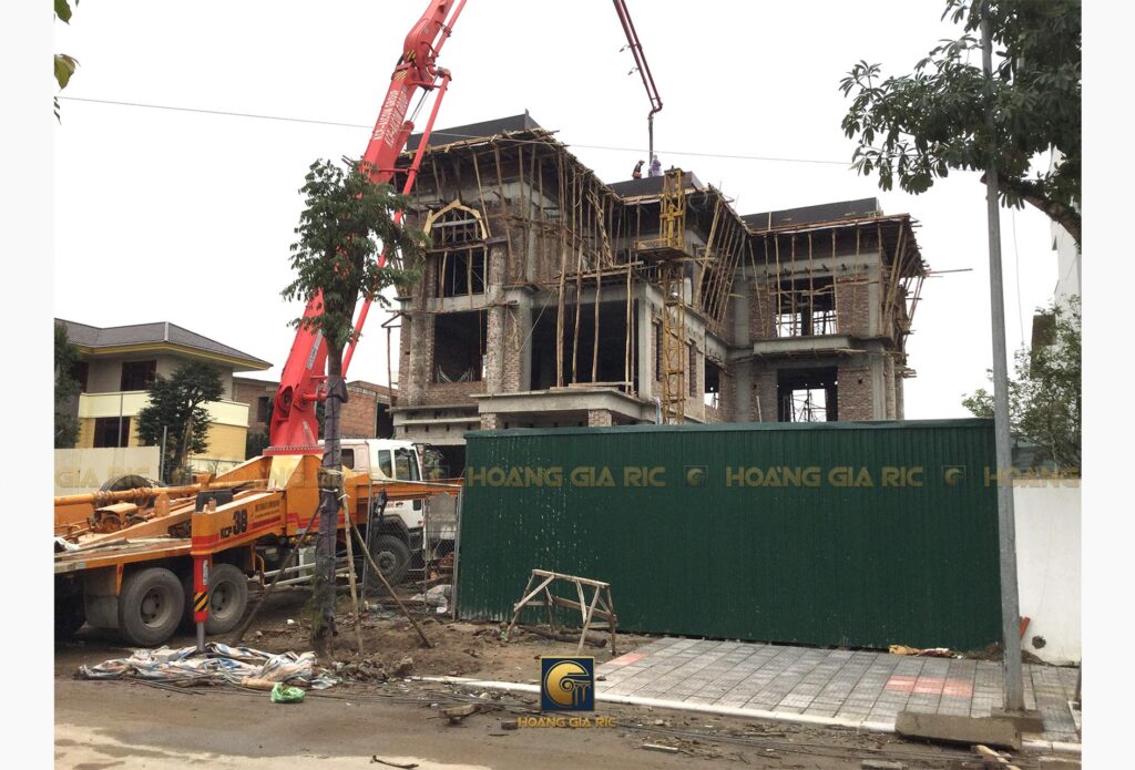 Giá thi công phần thô nhà phố