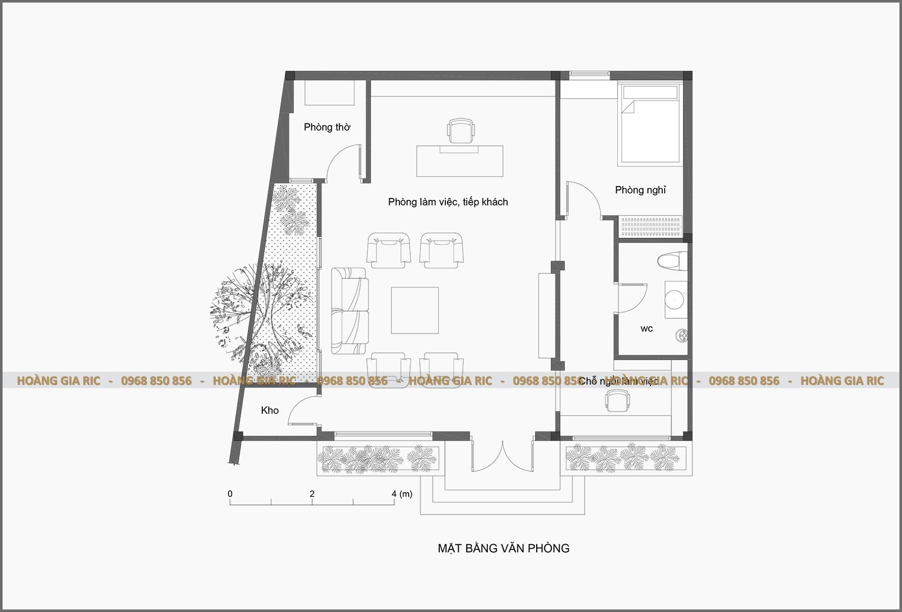 22VP03-mat-bang-van-phong-1-tang-95m2-