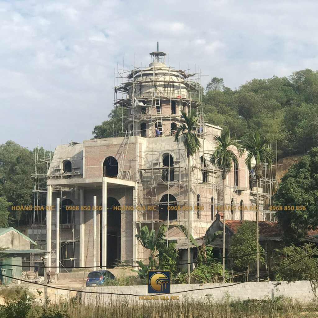 Thi công xây dựng phần thô biệt thự lâu đài