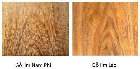 vật liệu gỗ lim nam phi và gỗ lim lào