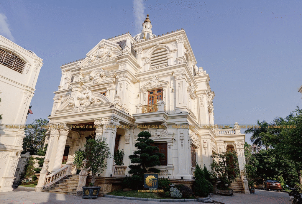 xây biệt thự phong cách cổ điển
