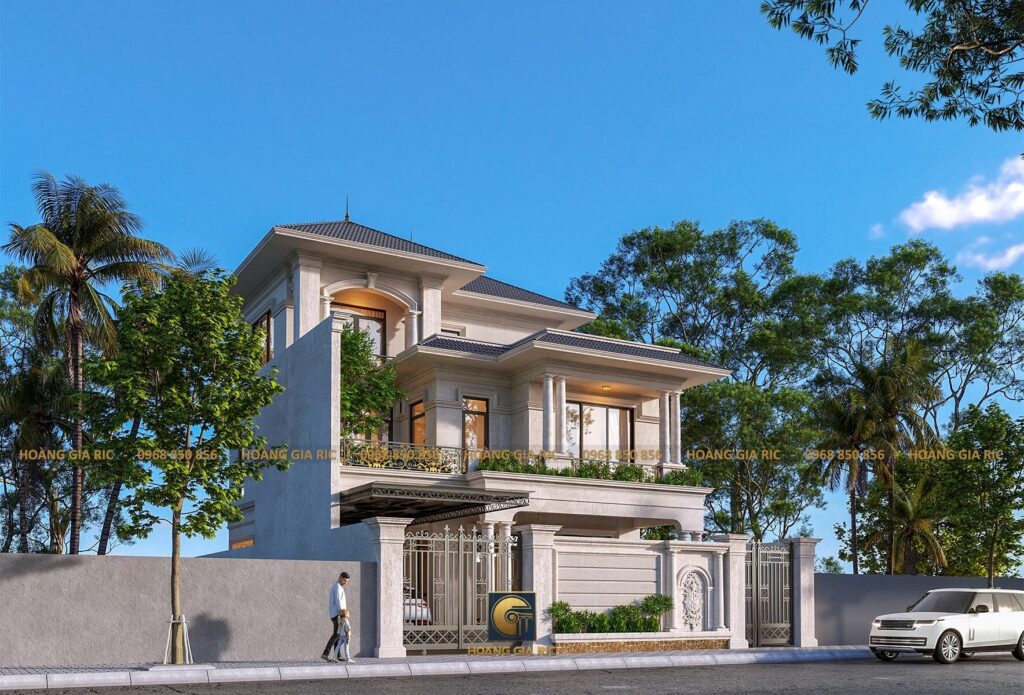 biệt thự 3 tầng tân cổ điển 