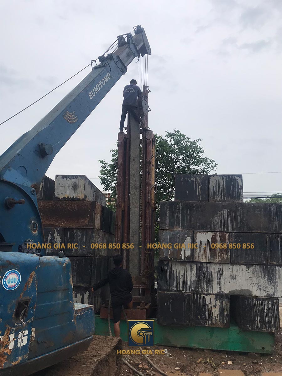 Thi công ép cọc bê tông cốt thép, ảnh 12