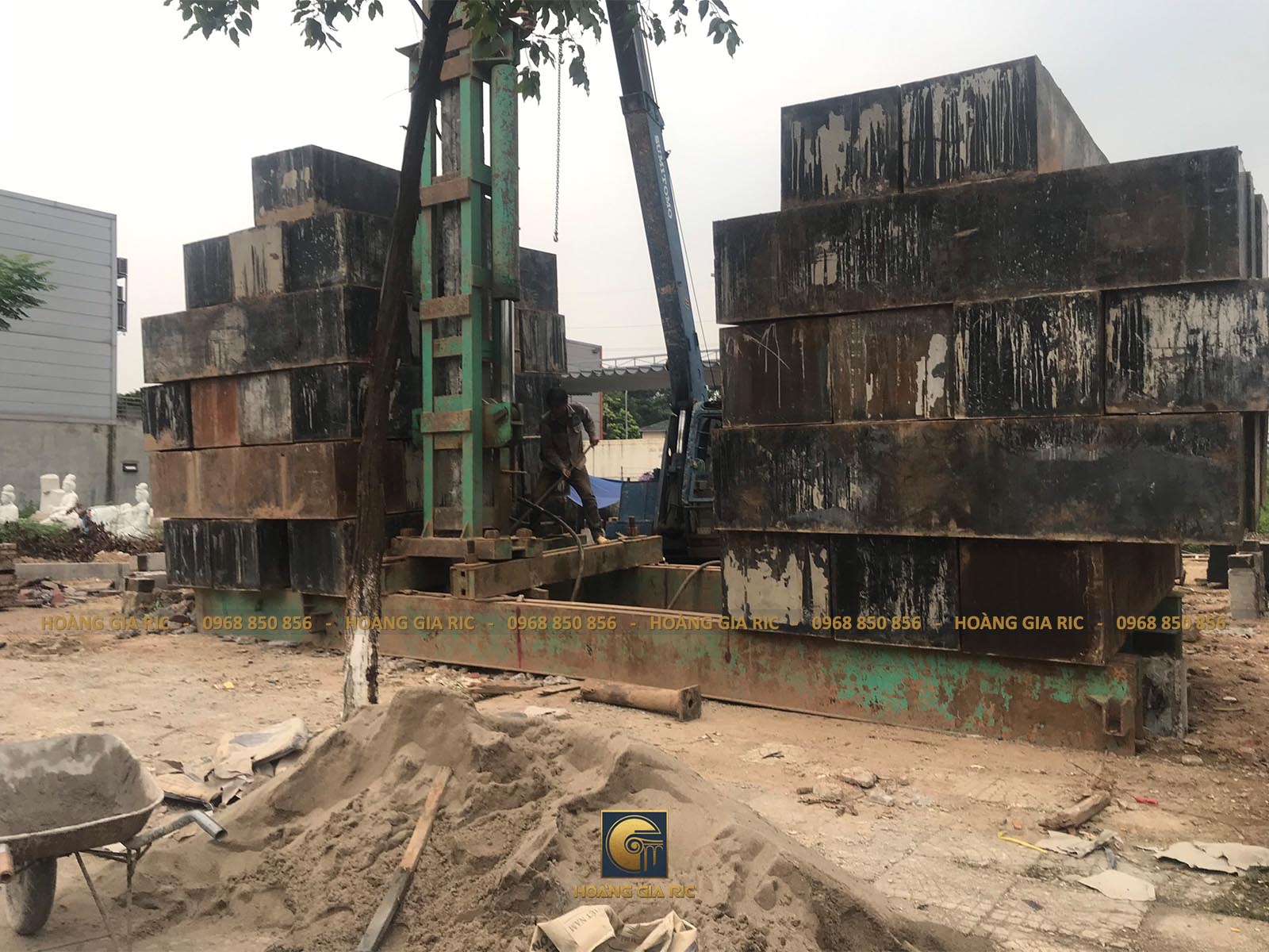 Thi công ép cọc bê tông cốt thép, ảnh 6