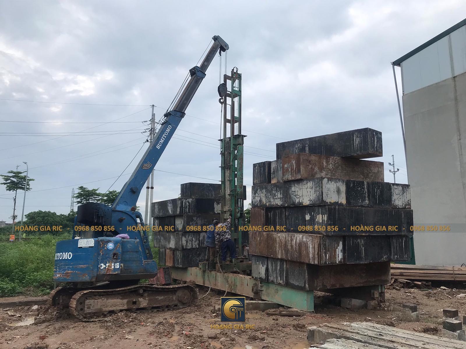 Thi công ép cọc bê tông cốt thép, ảnh 9