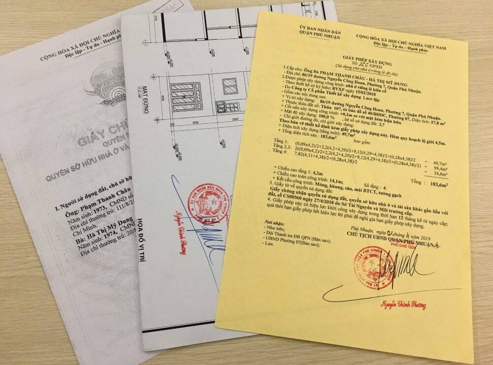 xây nhà trọn gói nam định cấp giấy phép xây dựng